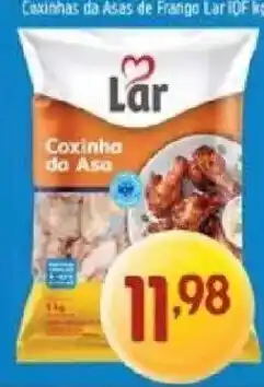 Supermercados Guanabara Coxinha da Asa de Frango Lar oferta