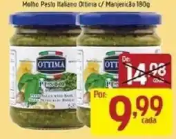 Supermercados Guanabara Molho Pesto Italiano Ottima c/ Manjericão oferta