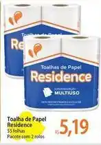 Atacadão Residence - toalha de papel oferta