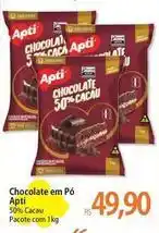 Atacadão Apti - chocolate em pó oferta