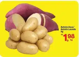 Fort Atacadista Batata doce/ batata lavada oferta