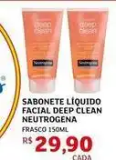 Assaí Atacadista Neutrogena - sabonete líquido facial deep clean oferta
