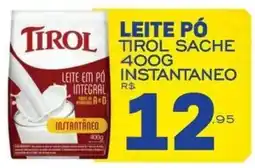 Supermercado Vitorino Leite em pó integral tirol sache instantâneo oferta