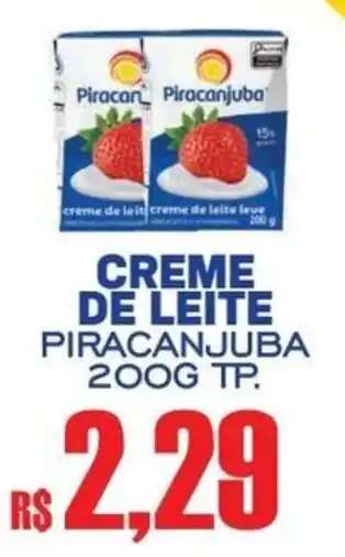 Supermercado Vitorino Creme de leite piracanjuba oferta