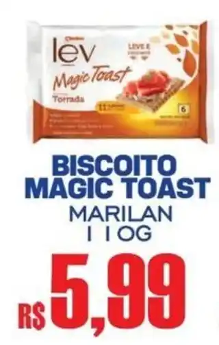 Supermercado Vitorino Biscoito magic toast marilan oferta