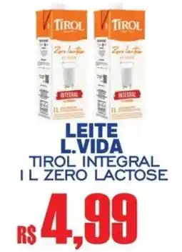 Supermercado Vitorino Leite l.vida tirol integral oferta