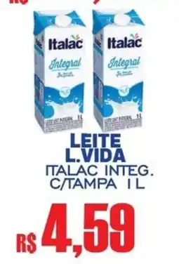 Supermercado Vitorino Leite l.vida italac integ. oferta