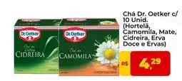 Tonin Superatacado Oetker - chá c/ 10 unid. (hortelá, camomila, mate, cidreira, erva) oferta