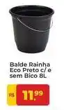 Tonin Superatacado Rainha - balde eco preto c/ e sem bico oferta