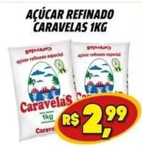 Zattão Supermercado Açúcar refinado caravelas oferta