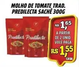 Zattão Supermercado molho de tomate trad. predilecta sachê oferta