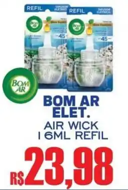 Supermercado Vitorino Bom ar elet. air wick i 6ml refil oferta