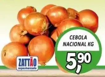 Zattão Supermercado cebola nacional oferta