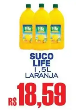 Supermercado Vitorino Suco life laranja oferta