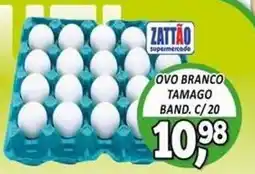 Zattão Supermercado ovo branco tamago oferta