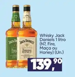 Imec Supermercados Whisky Jack Daniels 1 litro (N7, Fire, Maça ou Honey) oferta