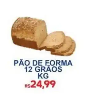 Supermercado Vitorino Pão de forma 12 grãos oferta