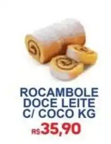 Supermercado Vitorino Rocambole doce leite c/ coco oferta