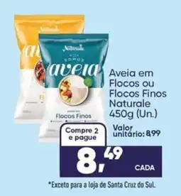 Imec Supermercados Aveia em Flocos ou Flocos Finos Naturale oferta