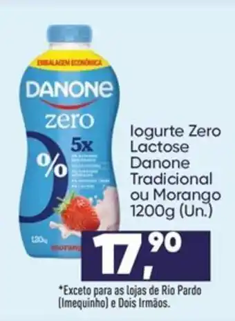 Imec Supermercados Iogurte zero lactose danone tradicional ou morango oferta