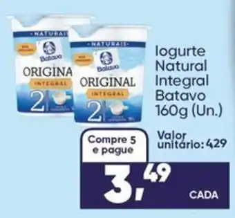 Imec Supermercados logurte natural integral batavo oferta