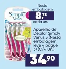 Imec Supermercados Aparelho de Depilar Simply Venus 3 oferta