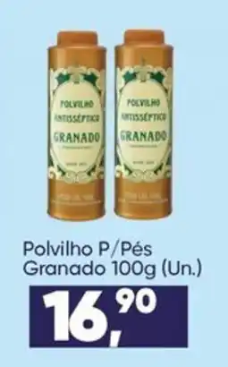 Imec Supermercados Polvilho p/pés granado oferta
