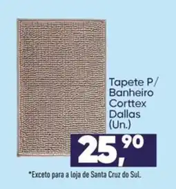 Imec Supermercados Tapete p/ banheiro corttex dallas oferta
