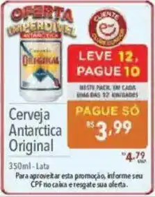 Supermercados Condor Cerveja Antarctica Original oferta