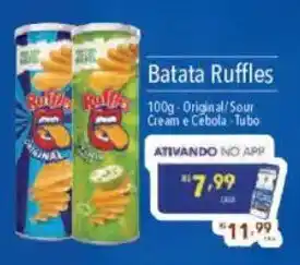 Supermercados Condor Batata Ruffles oferta