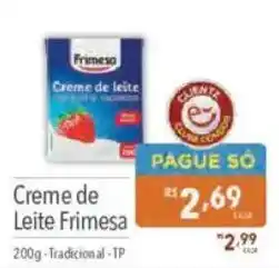 Supermercados Condor Creme de Leite Frimesa oferta