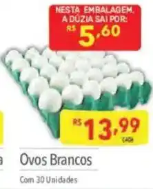 Supermercados Condor Ovos Brancos oferta