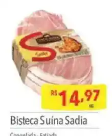 Supermercados Condor Bisteca Suína Sadia oferta