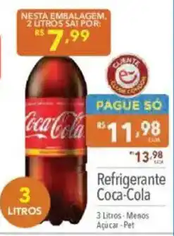 Supermercados Condor Refrigerante Coca-Cola oferta