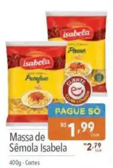 Supermercados Condor Massa de Sémola Isabela oferta