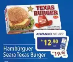 Supermercados Condor Hambúrguer Seara Texas Burger oferta