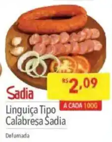 Supermercados Condor Linguiça Tipo Calabresa Sadia oferta