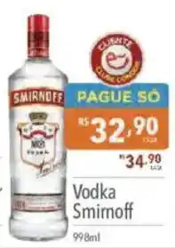 Supermercados Condor Vodka smirnoff oferta