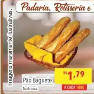 Supermercados Condor Pão Baguete Tradicional oferta