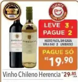 Supermercados Condor Vinho chileno herencia oferta