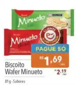 Supermercados Condor Biscoito Wafer Minueto oferta