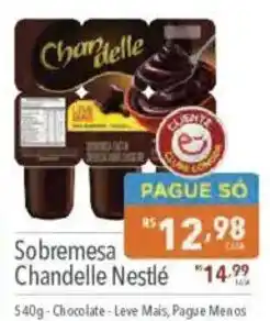 Supermercados Condor Sobremesa Chandelle Nestlé oferta