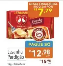 Supermercados Condor Lasanha Perdigão oferta