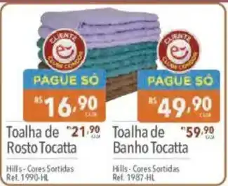 Supermercados Condor Toalha de Rosto Tocatta oferta