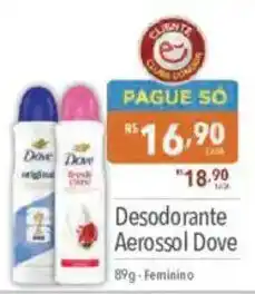 Supermercados Condor Desodorante Aerossol Dove oferta