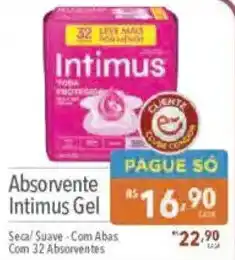 Supermercados Condor Absorvente Intimus Gel oferta
