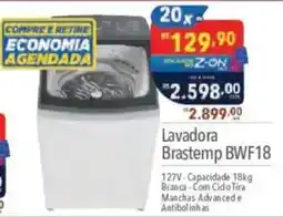 Supermercados Condor Lavadora Brastemp BWF18 oferta