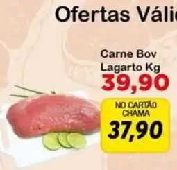 Chama Supermercados Carne Bov Lagarto Kg oferta