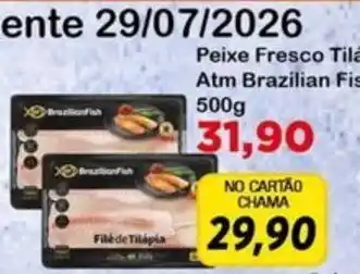 Chama Supermercados Peixe Fresco Tilápia oferta