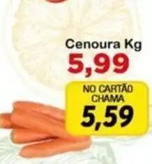 Chama Supermercados Cenoura kg oferta